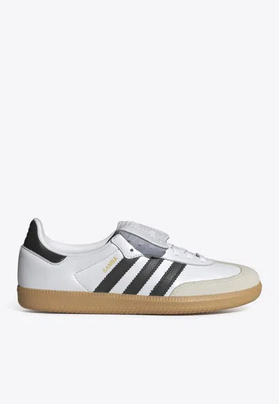 Adidas Originals Samba Lt Leather Low-top Sneakers In White