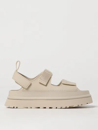 Ugg Womens Womens Golden Glow Sandals Sea Salt In White