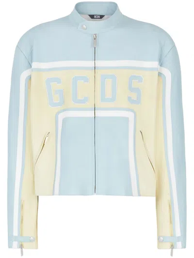 LOGO 贴花皮夹克