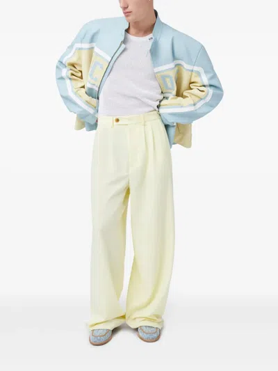 LOGO 贴花皮夹克