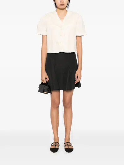 Reformation Bess Linen Top In Neutral