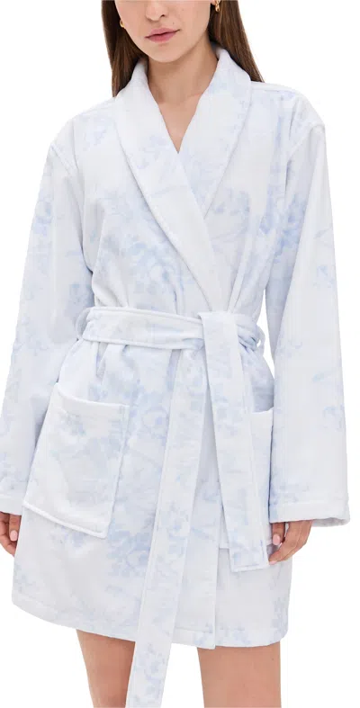 Loveshackfancy Indie Robe Nantucket Blue In Blue Cloud