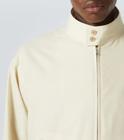 Auralee Wool Blouson In White
