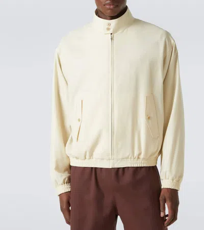 Auralee Wool Blouson In White