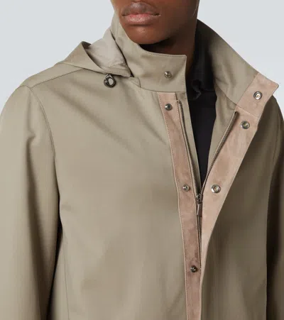 Thom Sweeney Wool Field Jacket In Grey
