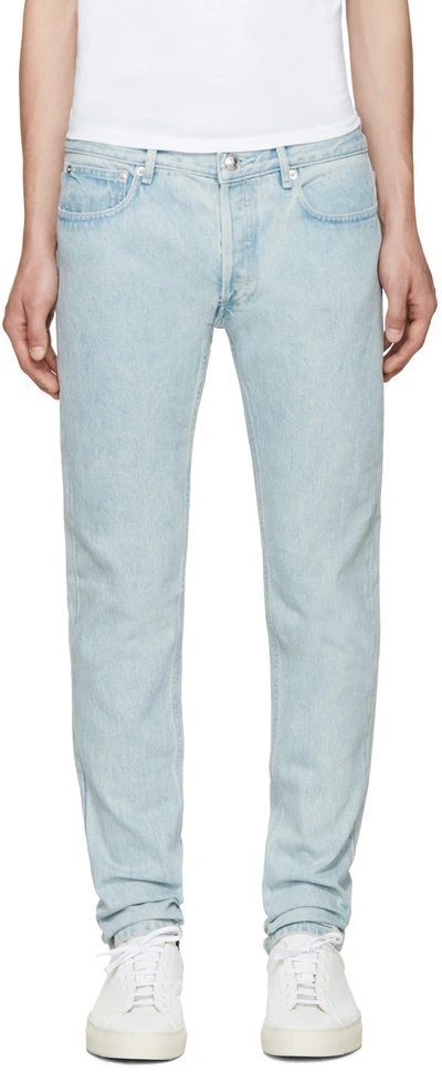 Shop Apc Blue Petit New Standard Jeans