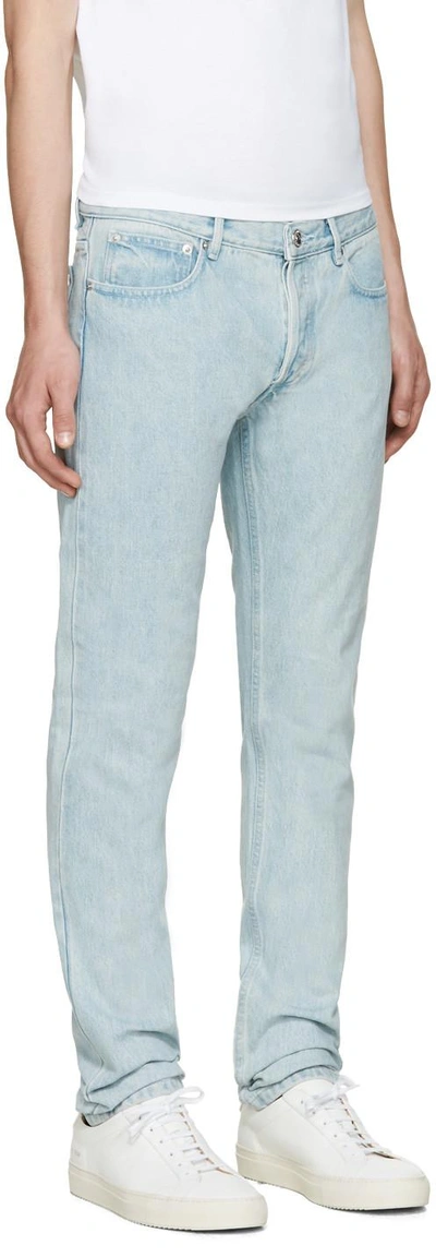 Shop Apc Blue Petit New Standard Jeans