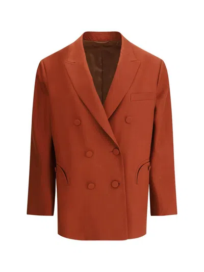 Blazé Milano Nightbreak Dehel Blazer Back Slit In Brown