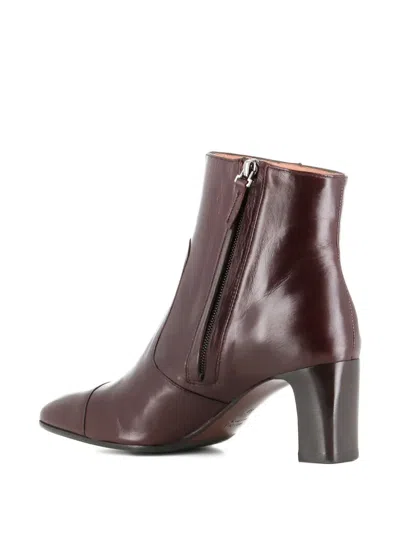 Tassinari 65mm Leather Boots In Brown