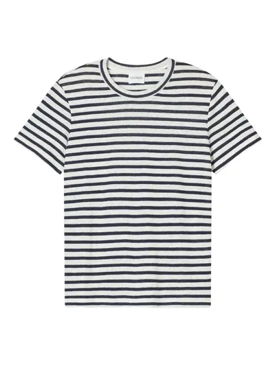 亚麻条纹T恤