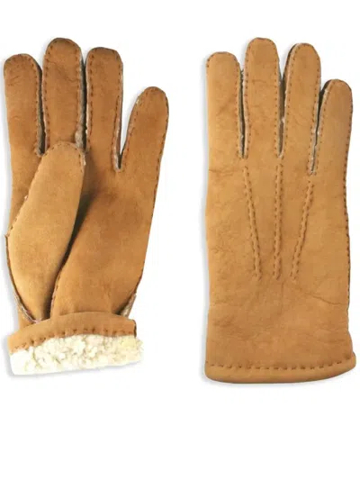 Restelli Suede Gloves In Multicolor