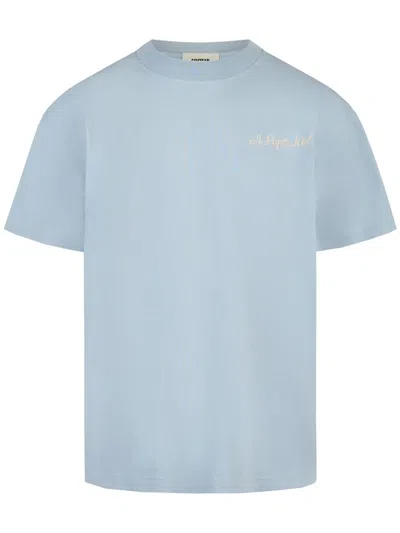 A Paper Kid Short-sleeved T-shirt In Blue