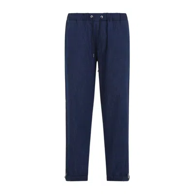 Moncler Men's Trousers In Blue