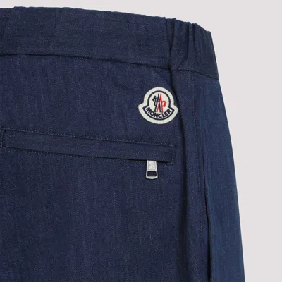 Moncler Men's Trousers In Blue