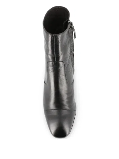 Tassinari 65mm Leather Boots In Black