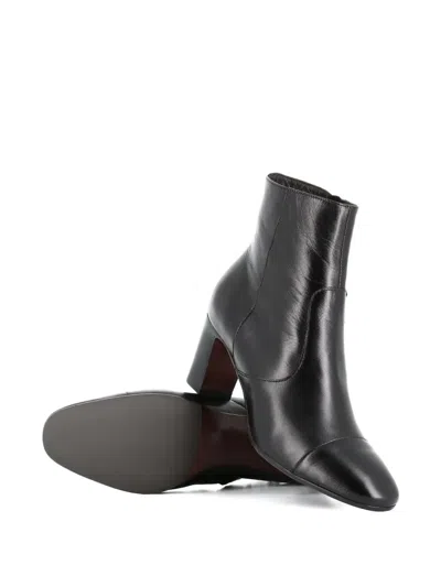 Tassinari 65mm Leather Boots In Black