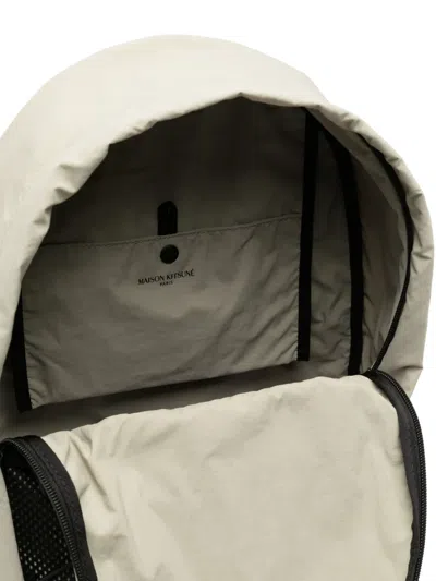 Maison Kitsuné Flash Fox Backpack In Green