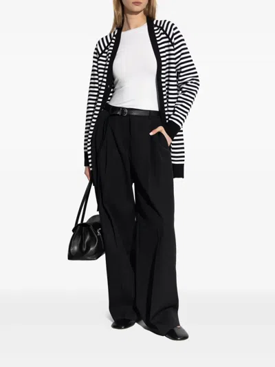 Max Mara Vik Cold Shoulder Sweater In White