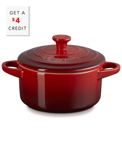 Le Creuset Round Cocotte With $4 Credit