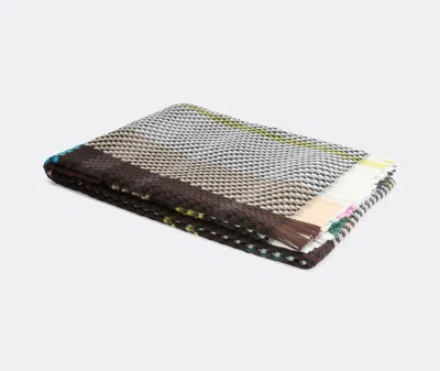 Missoni Checked-pattern Woven Throw In Multicolor