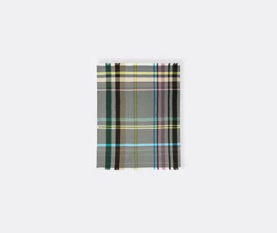Missoni Checked-pattern Woven Throw In Multicolor