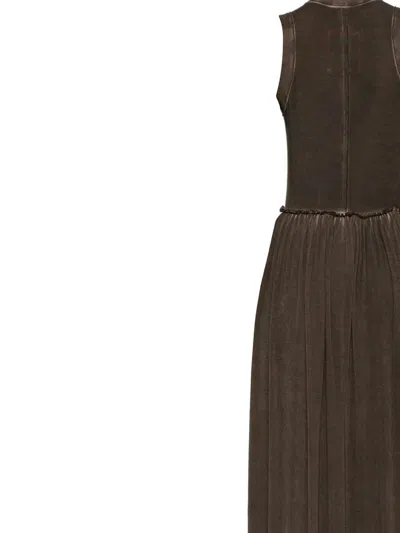 Shop Uma Wang Dresses In Brown