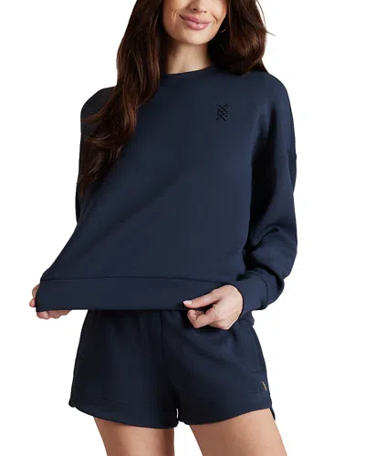 Rhone Dreamglow Crewneck Sweatshirt In Navy Blue
