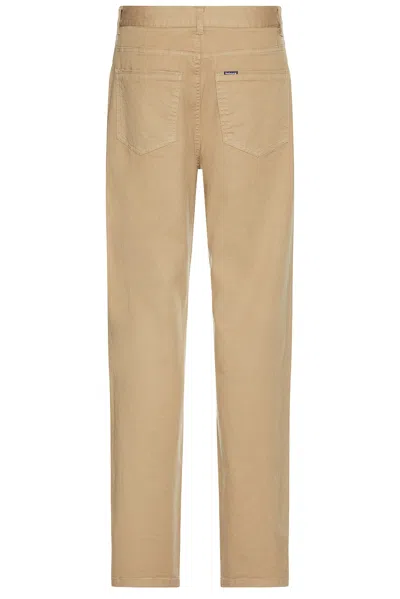 Barbour Washed Stretch Twill Trouser In Washed Stone