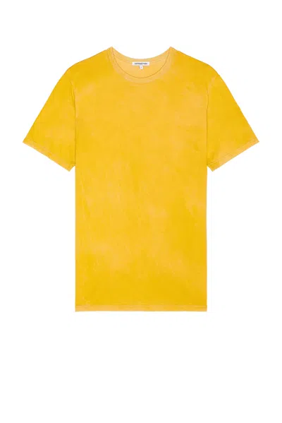 Cotton Citizen Classic Crewneck Tee In Vintage Saffron