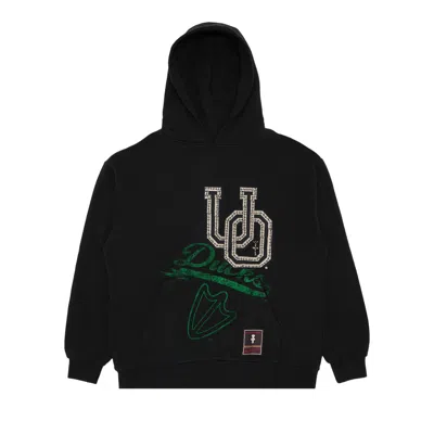 Pre-owned Cactus Jack By Travis Scott X Mitchell & Ness University Of Oregon Hoodie 'black'