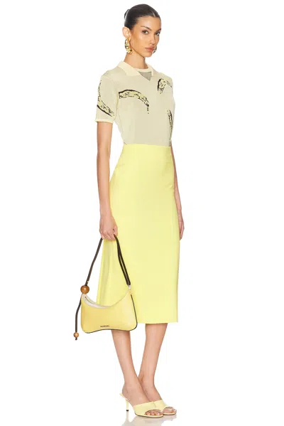 Jacquemus Le Grand Bisou Perle In Light Yellow