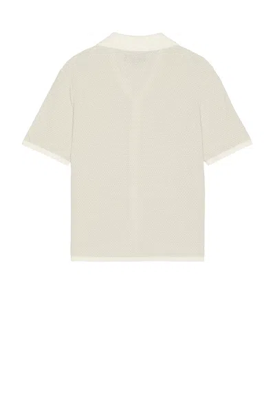 Rag & Bone Zigzag Avery Zuma Toweling Camp Shirt In Multi