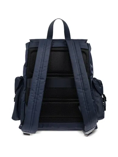 Paul & Shark Multi-pocket Backpack In Blue
