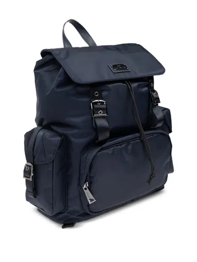Paul & Shark Multi-pocket Backpack In Blue
