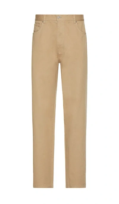 Barbour Washed Stretch Twill Trouser In Washed Stone