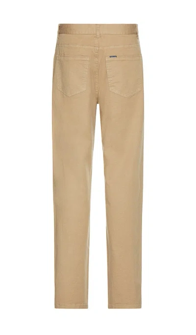 Barbour Washed Stretch Twill Trouser In Washed Stone