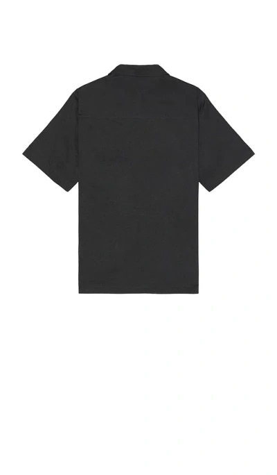 Travismathew Lost Cave Shirt In Heather Black