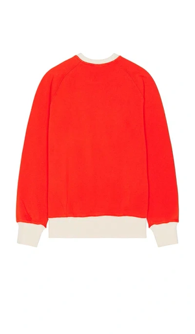 Deus Ex Machina Specter R&d Crew Sweatshirt In Mars Red