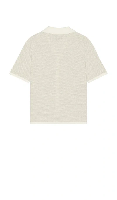 Rag & Bone Zigzag Avery Zuma Toweling Camp Shirt In Multi