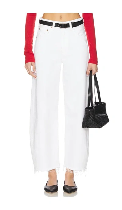 Agolde Dame Wide Leg Jeans In Milkshake