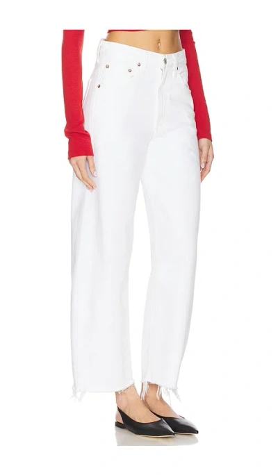 Agolde Dame Wide Leg Jeans In Milkshake