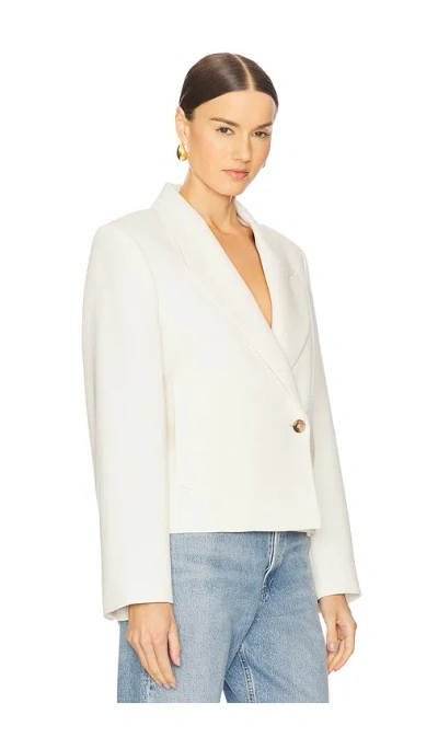 Citizen Of Humanity Coren Cropped Blazer In Cream In White