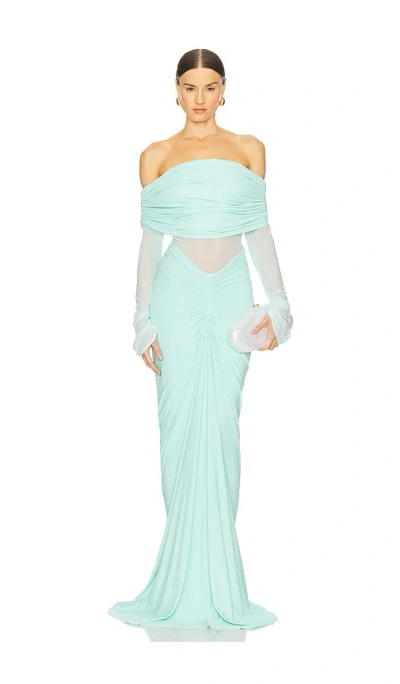 Deme By Gabriella X Revolve Jolene Gown In Green