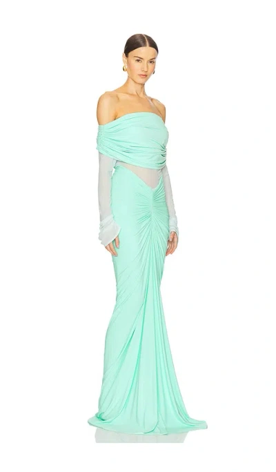 Deme By Gabriella X Revolve Jolene Gown In Green
