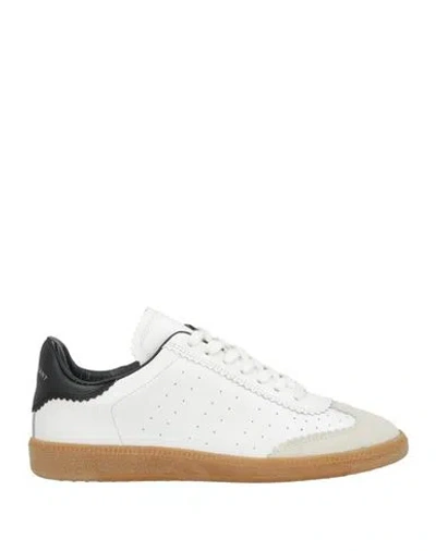 Isabel Marant Low-top Sneaker With Perforated White Leather Upper