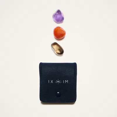 La Doublej Power Pouch With Crystals In Solid Yellow