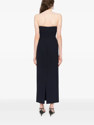 Khaite Yael Maxi Dress In Blue