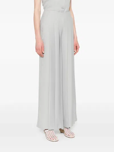 Rame Pleated Trousers In 灰色
