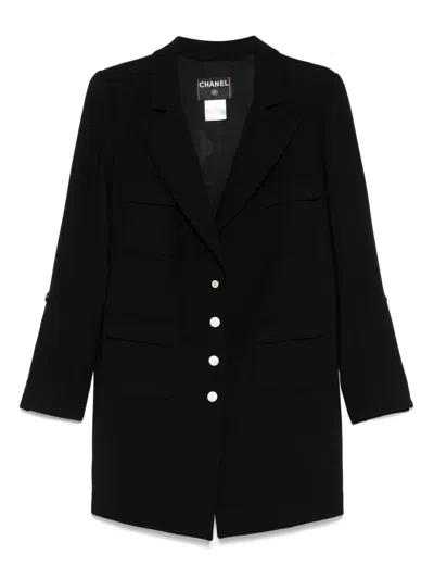 Pre-owned Chanel 2007 Single-breasted Blazer In 黑色