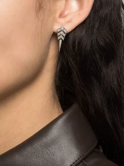 STAIRWAY 钻石吊饰耳环